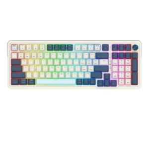Teclado Redragon Eisa Pro K686 Blanco - Azul