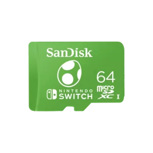 Tarjeta de Memoria Sandisk MicroSDXC 64GB UHS-I Card C10 U3 100Mb for Nintendo Switch Yoshi Edition
