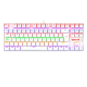 Teclado Redragon Kumara 2 K552 Rainbow Blanco